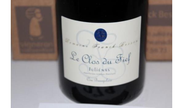 6 flessen à 75cl rode wijn  Le Clos du Tief, Julienas, 2018